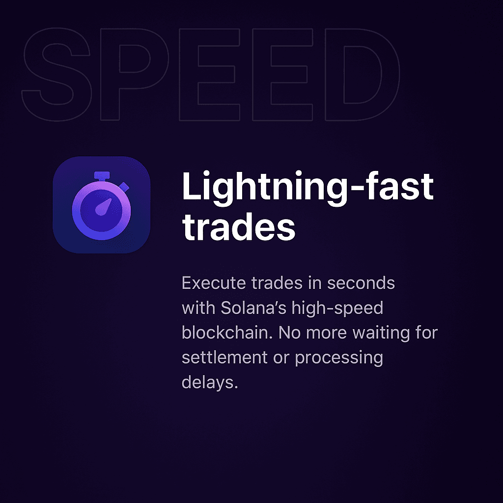 Lightning-fast trades